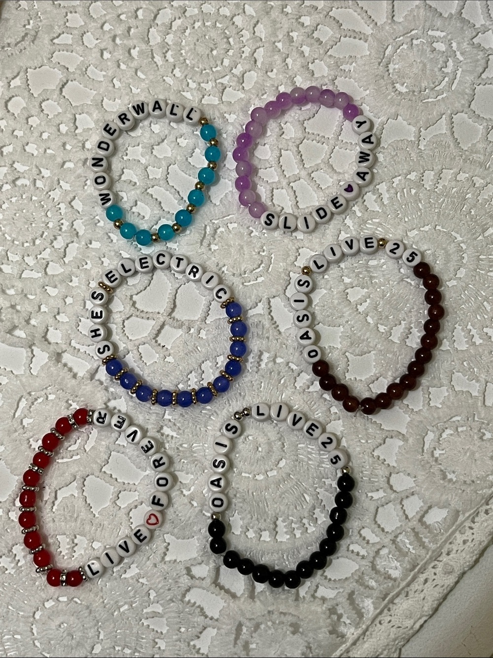 Oasis Band Set of 7 Friendship Beaded Bracelets